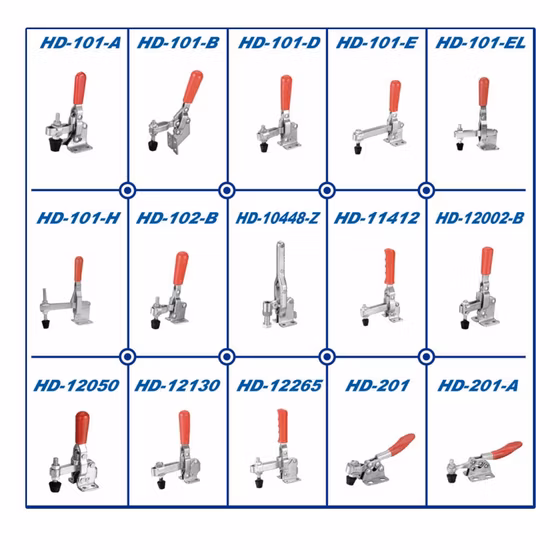 Produttore di hardware per l'edilizia. Sgancio rapido con bloccaggio push-pull, bilanciere in acciaio inossidabile per carichi pesanti per macchine industriali per la lavorazione del legno