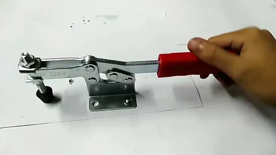 Attrezzo di bloccaggio orizzontale di alta qualità per la saldatura dal design robusto