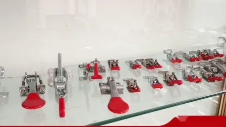 Morsetto a levetta di vendita calda con maniglia di bloccaggio e dispositivo autobloccante Forza dell'utensile manuale Elementi di fissaggio hardware Morsetto a gancio a U orizzontale con serratura